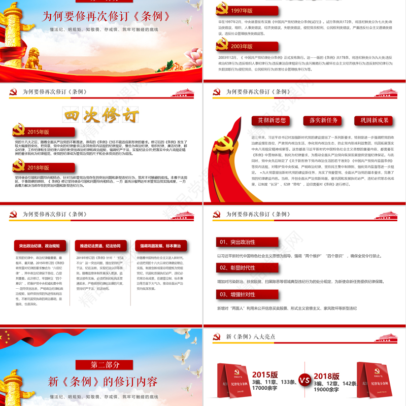 中国共产党纪律处分条例解读2018版党课党建ppt