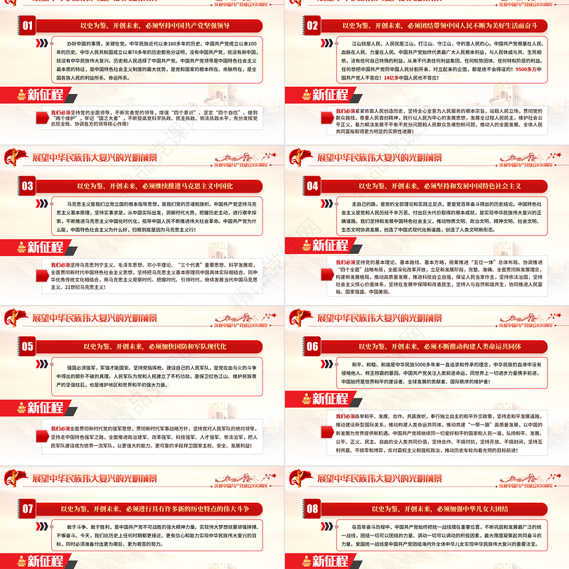 五个“庄严宣告”振奋人心PPT学习贯彻习近平总书记在庆祝建党100周年大会重要讲话党课课件