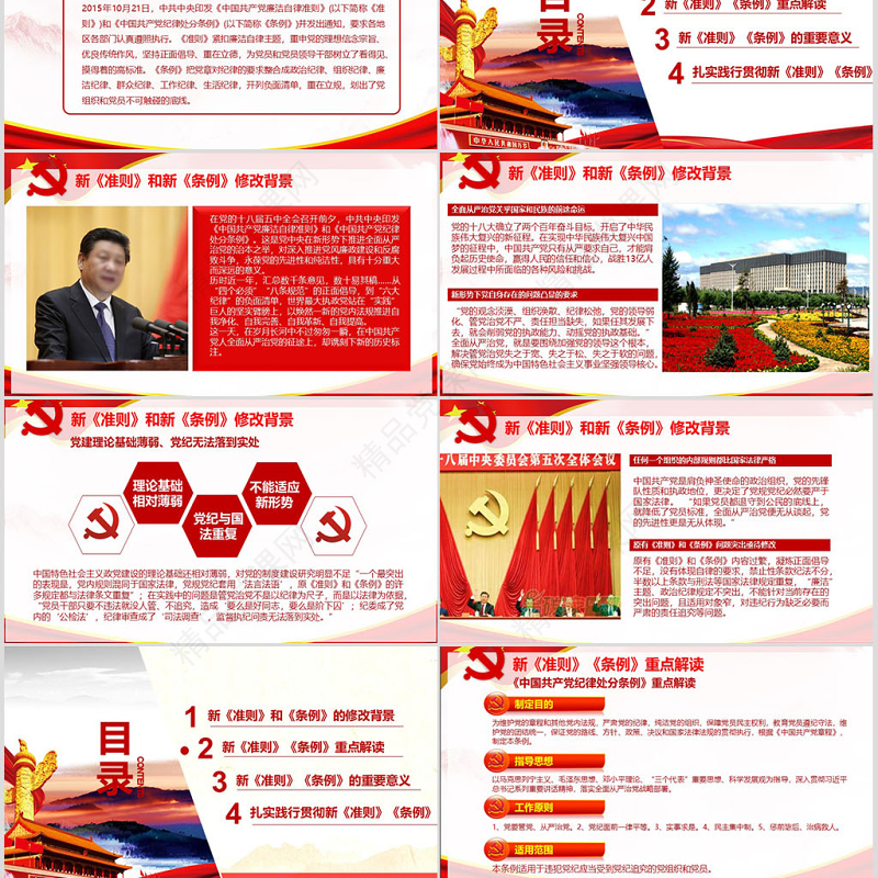 学习廉洁自律准则和纪律处分条例党课PPT