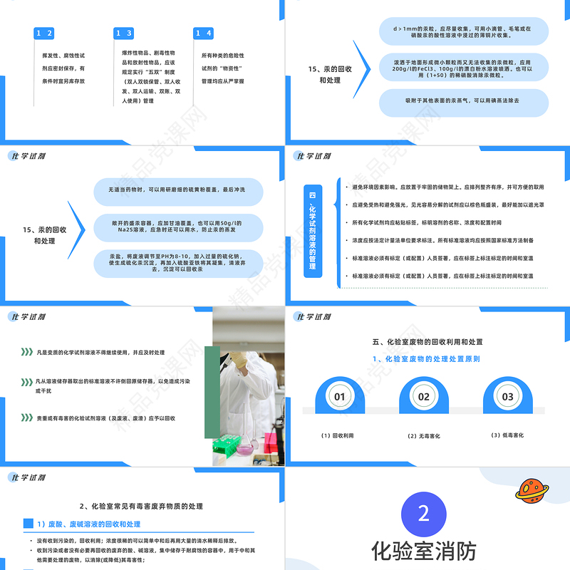 2024实验室安全PPT简约风化学实验室安全使用教育主题课件模板课件