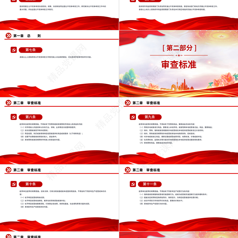 2024《公平竞争审查条例》PPT精美简洁行政法规系列课件