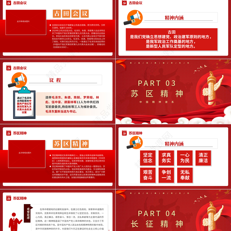 中国精神谱系PPT党政风新民主主义革命时期传承百年精神谱系凝聚奋进力量党课课件