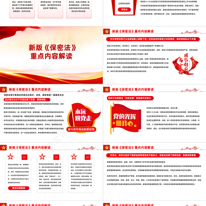 党政风《中华人民共和国保守国家秘密法》解读学习PPT课件