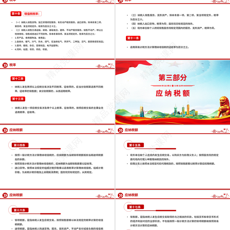 2025《中华人民共和国增值税法》法律法规PPT课件