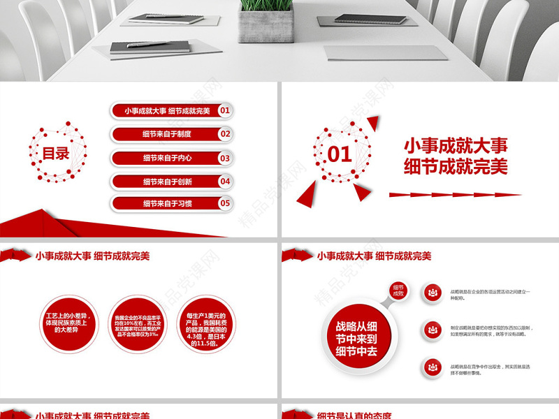 原创公司新员工入职培训细节决定成败PPT模板