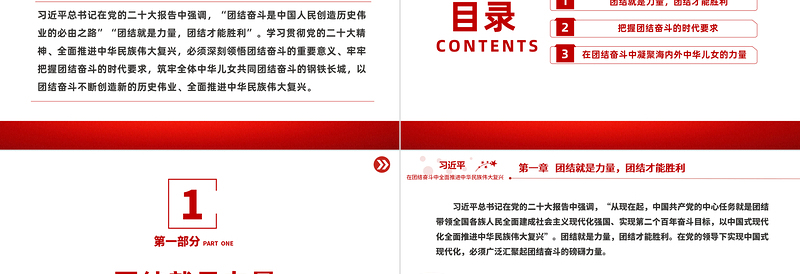 2023在团结奋斗中全面推进中华民族伟大复兴PPT优质党建风深入学习宣传贯彻党的二十大精神主题专题党课课件