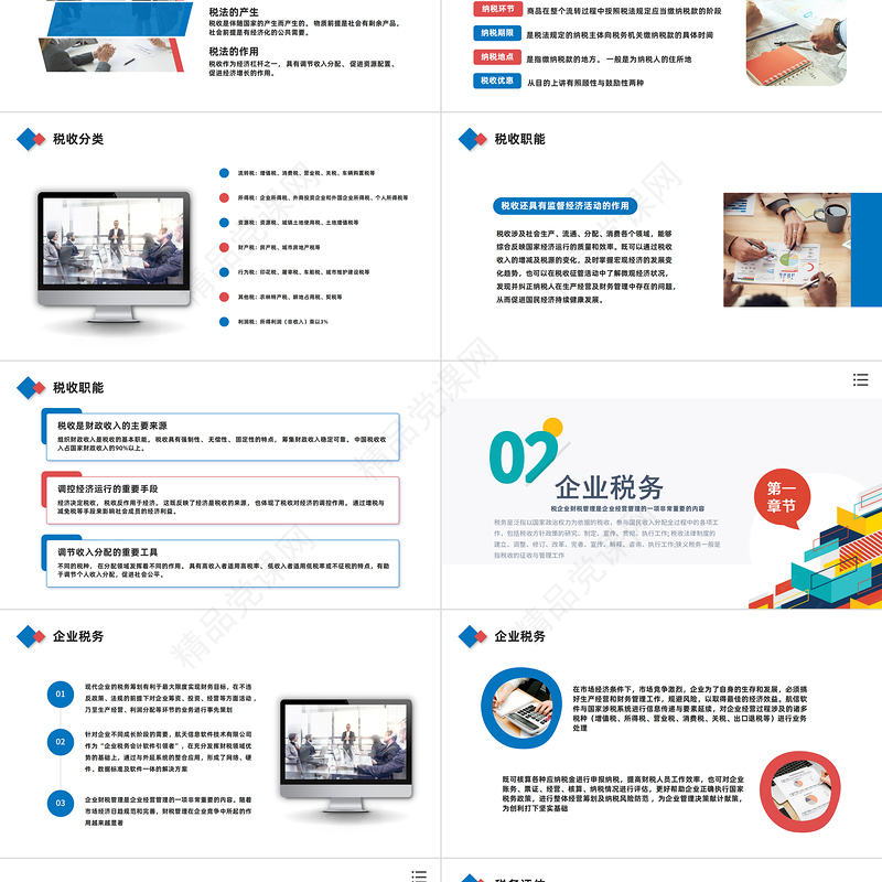 2022税务知识培训学习PPT商务风税务知识培训学习模板课件