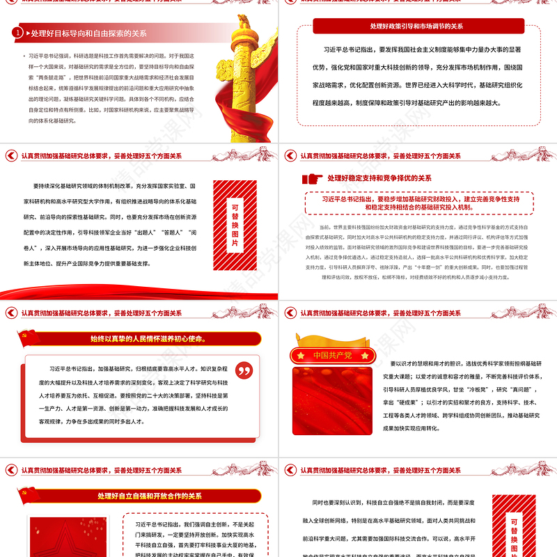 2023筑牢高水平科技自立自强的根基PPT精品风党员干部学习教育专题党课课件