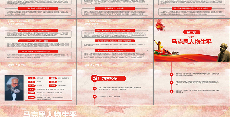 马克思诞辰200周年总书记重要讲话PPT