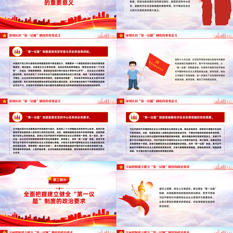 2024自觉建立健全“第一议题”制度PPT党政风深刻认识“第一议题”制度的重要意义课件