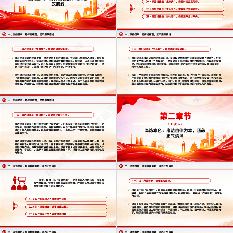 廉洁从政PPT激扬正气淬炼本色践行使命党课课件