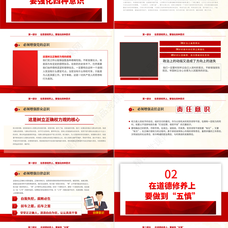 2022坚守底线廉政从业PPT红色简约风机关党支部基层党支部开展党风廉政教育党员培训作风整顿专题廉政党课课件