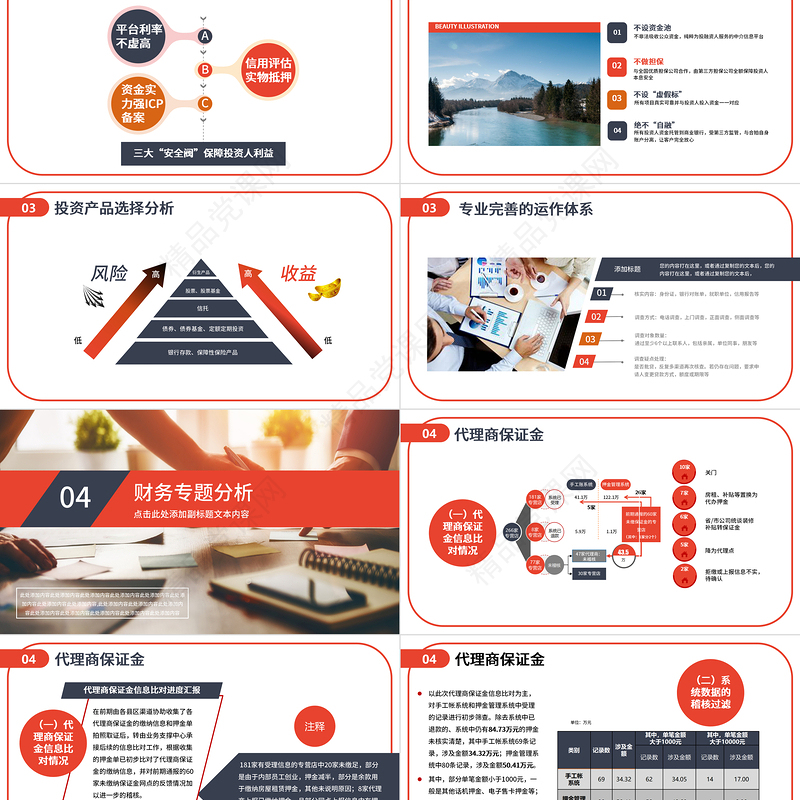 -财务预算及经营分析报告PPT模版