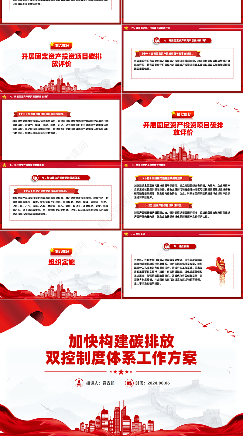 2024《加快构建碳排放双控制度体系工作方案》PPT课件