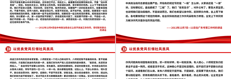 精品以优良党风引领社风民风PPT总书记关于作风建设重要论述微党课