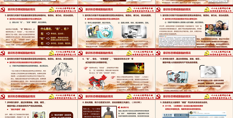 加强党的意识形态工作提升干部意识形态能力专题党课ppt课件-含讲稿