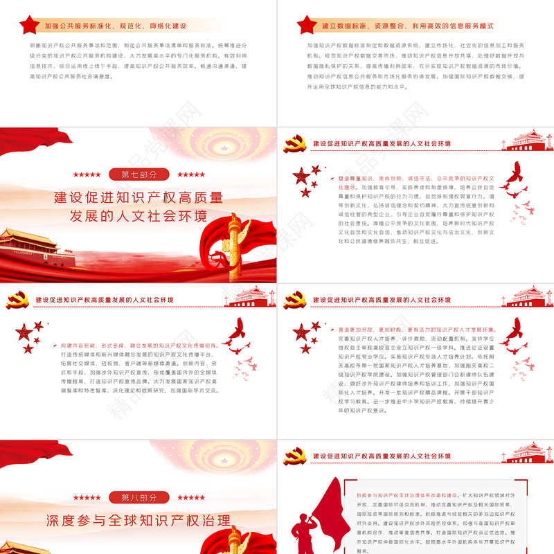 中共中央国务院印发《知识产权强国建设纲要（2021－2035年）》统筹推进知识产权强国建设PPT课件