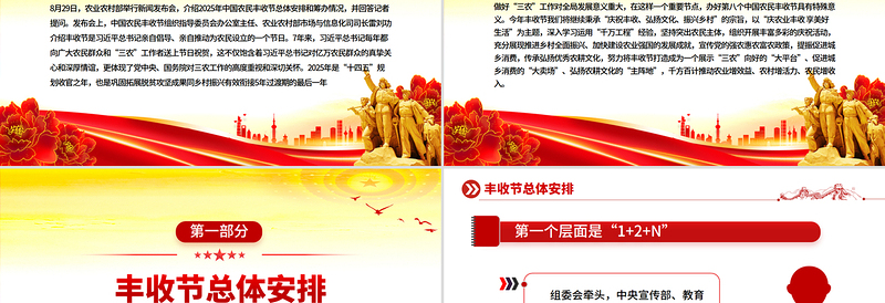 2025中国农民丰收节庆农业丰收享美好生活课件