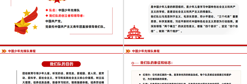 新修订版《中国少年先锋队章程》PPT课件