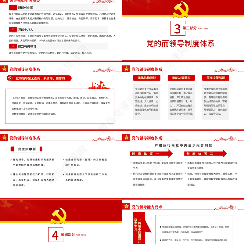 七一党的生日PPT红色大气党政风党的百年奋斗重大成就和历史经验专题课件模板