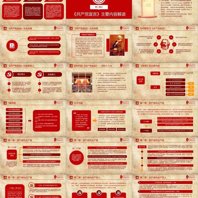 学习马克思主义党课ppt十九大宣讲课件