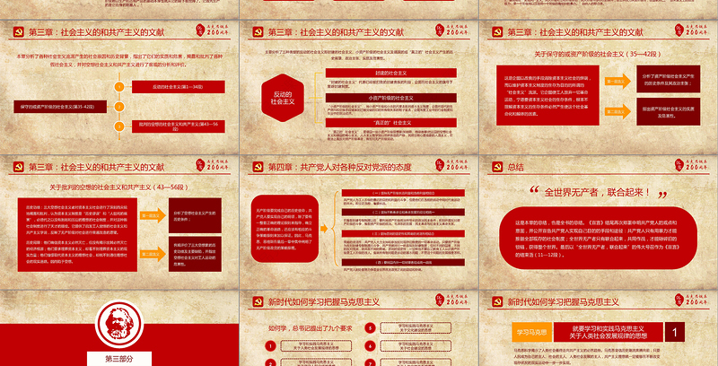 学习马克思主义党课ppt十九大宣讲课件