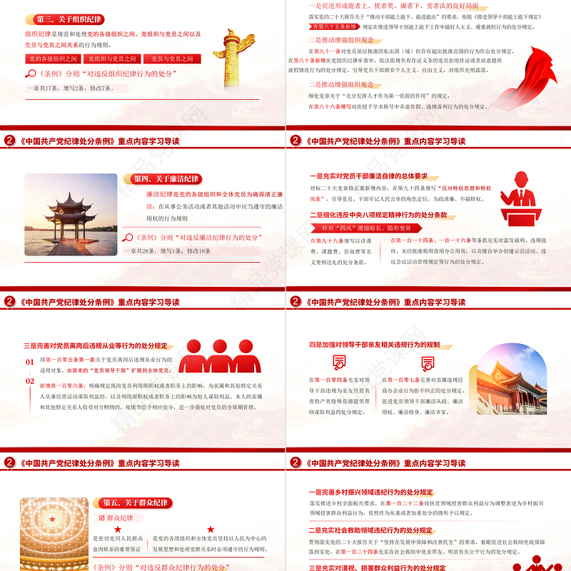 学纪知纪明纪守纪PPT精美大气2024年党纪学习教育专题辅导微党课