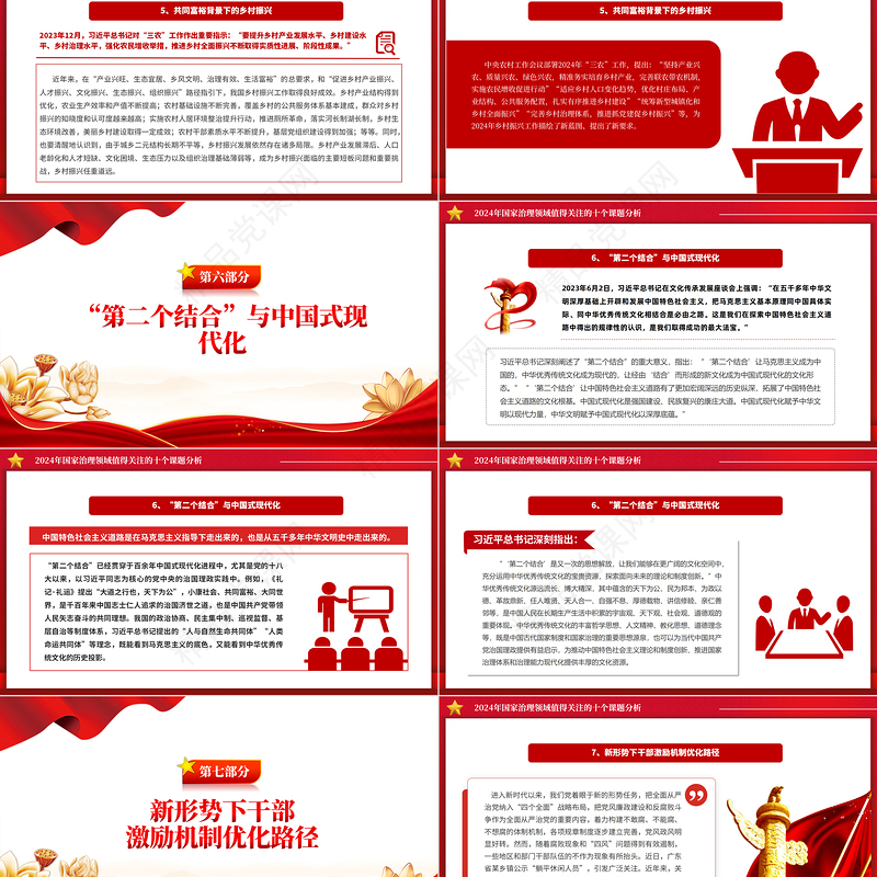 党政风2024年国家治理领域值得关注的十个课题PPT