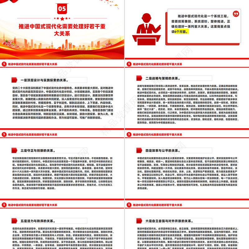 党政风以中国式现代化全面推进强国建设民族复兴伟业PPT党课