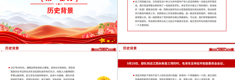 重温党史红色故事之三湾改编PPT课件