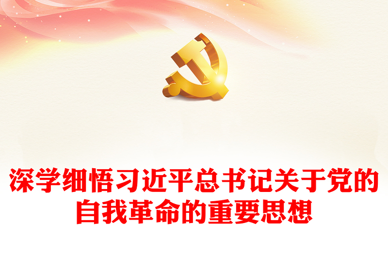 学思践悟习近平关于党的自我革命重要思想研讨发言