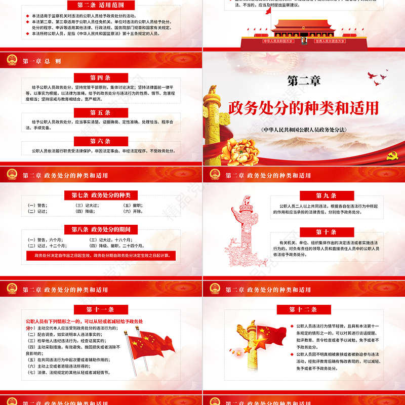 学习解读中华人民共和国公职人员政务处分法ppt