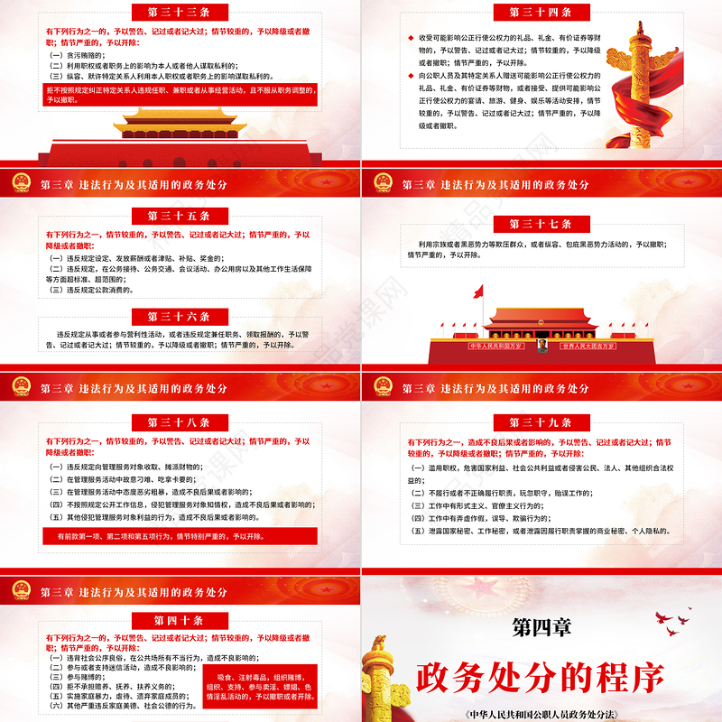 学习解读中华人民共和国公职人员政务处分法ppt