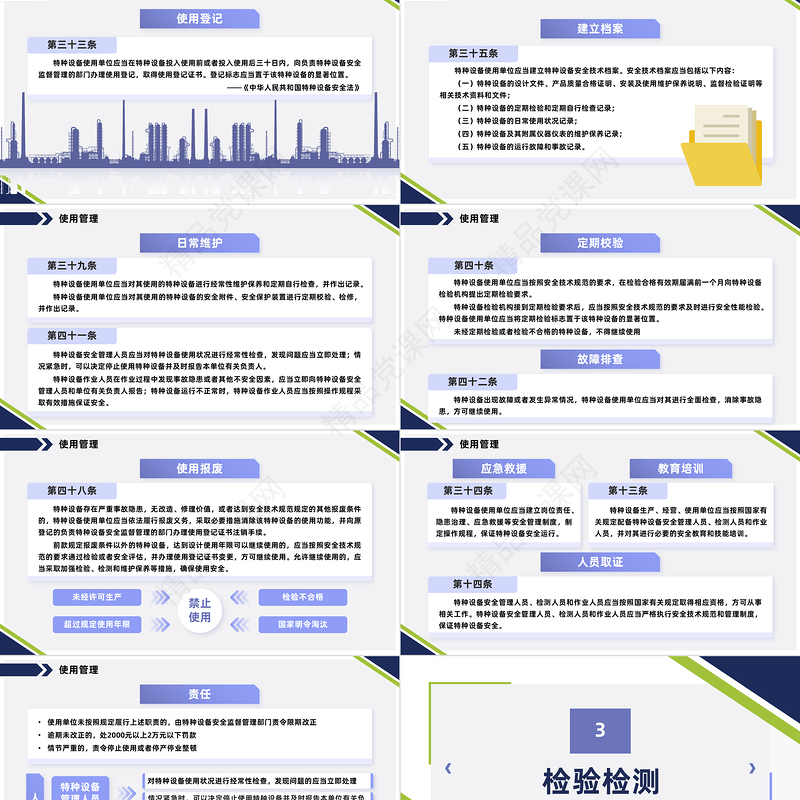 2024特种设备培训PPT商务风特种设备使用管理检验检测培训课件下载