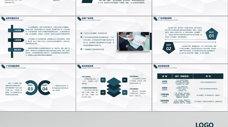 商务企业品牌营销技巧团队管理PPT模板