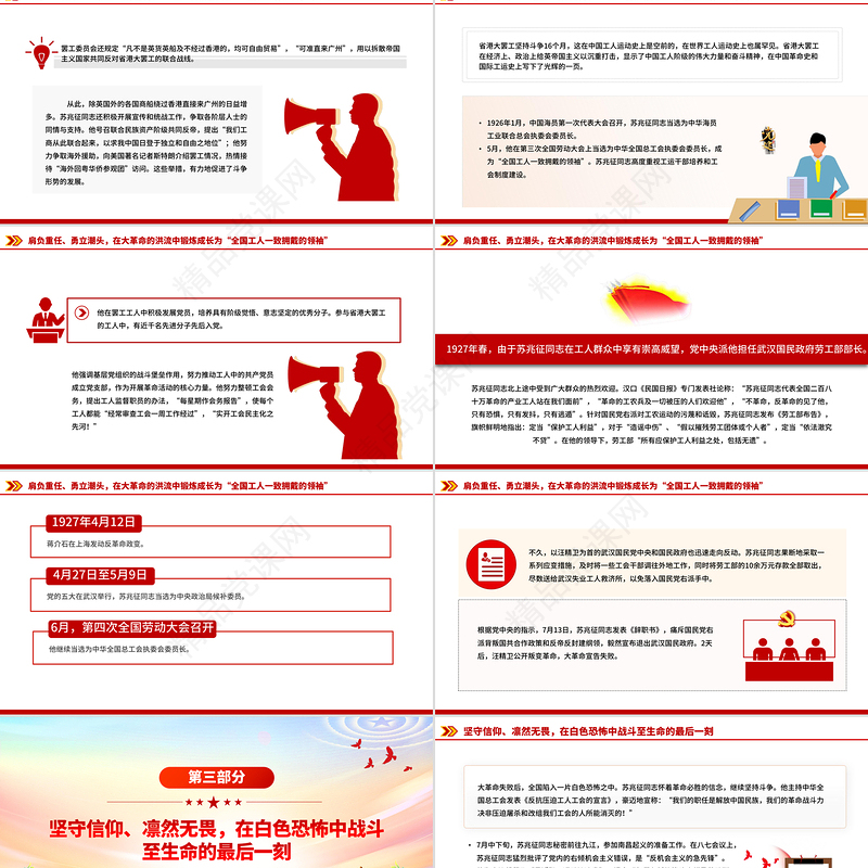 2025纪念苏兆征同志诞辰140周年PPT全党同志的模范党课下载