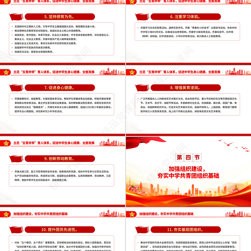 一文读懂《关于加强新时代新征程中学共青团工作的意见》PPT课件下载