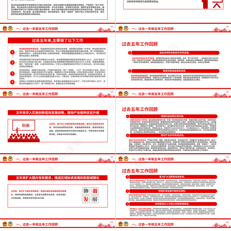 2023两会政府工作报告PPT精品铆足干劲开新局团结奋斗再出发党课课件