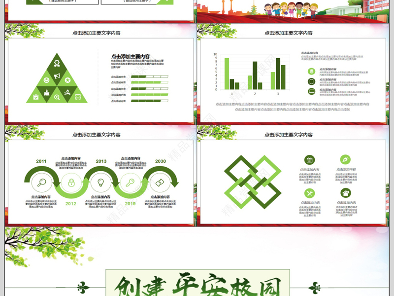 校园安全教育主题班会PPT