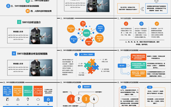 彩色教育人机料法环测5MIE图文结合流程图案例分析PPT