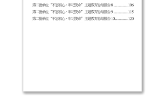第二批单位主题教育总结报告汇编