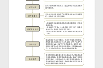 年党支部组织生活会流程图