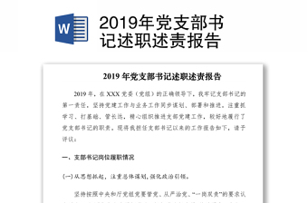 2025党支部书记述职ppt思路