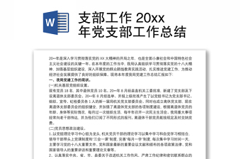 2025党支部工作总结ppt简洁