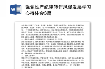 2024强党风党纪总结体会ppt