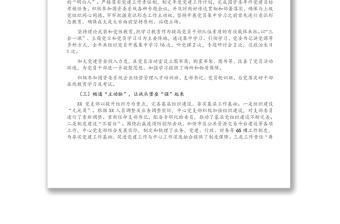 年区政府党支部基层党建工作报告