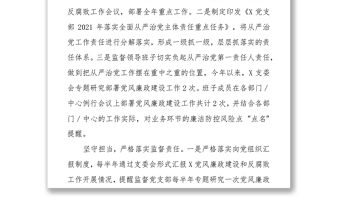 年纪检机构履行监督责任的工作总结