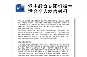 2025党史教育推进会发言材料