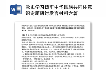 2025学生中华民族共同探究活动PPT