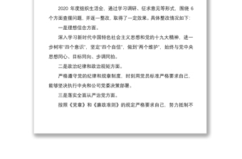 年组织生活会支部班子对照检查材料与组织生活会四个对照党员发言材料合编